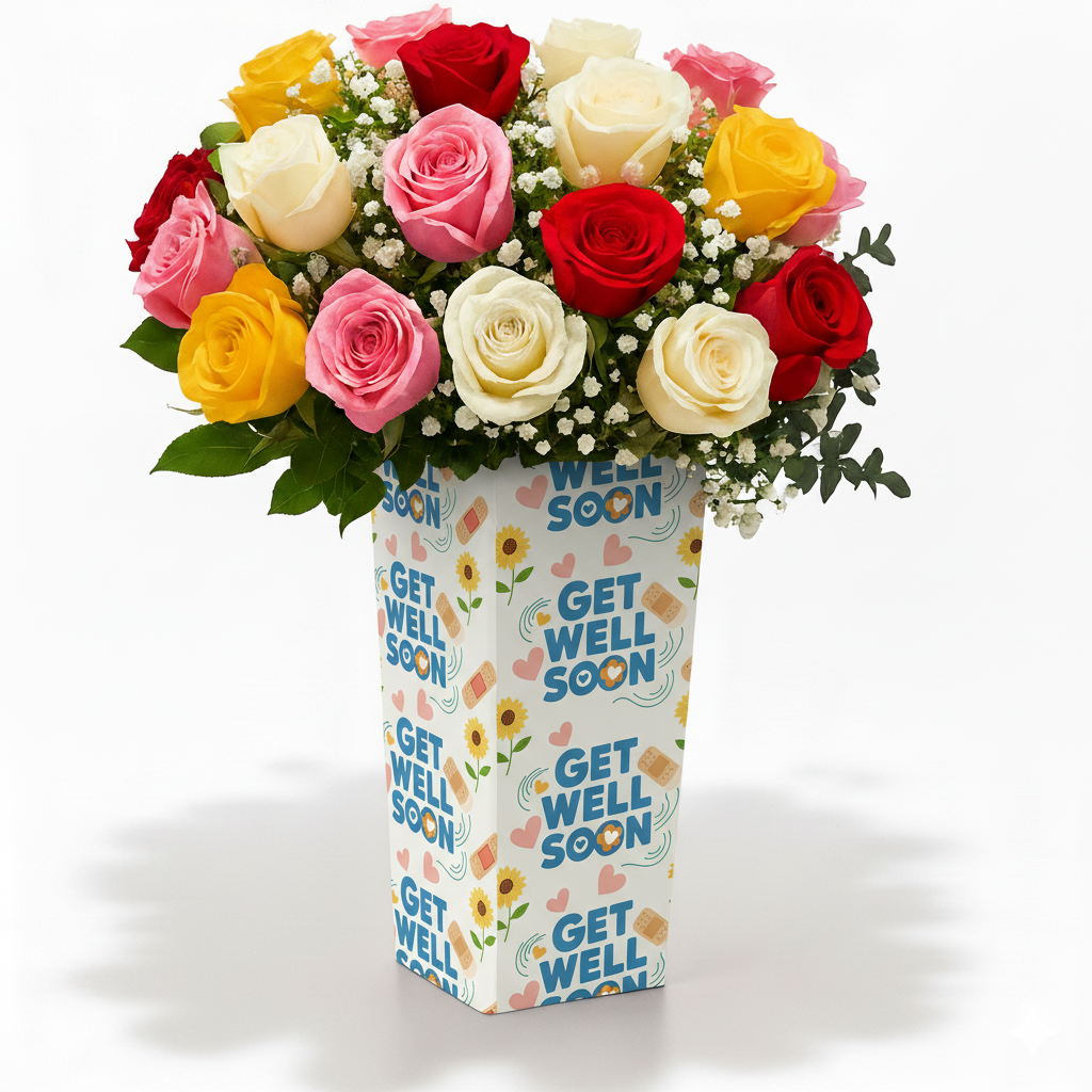 Pink Romance rose bouquet