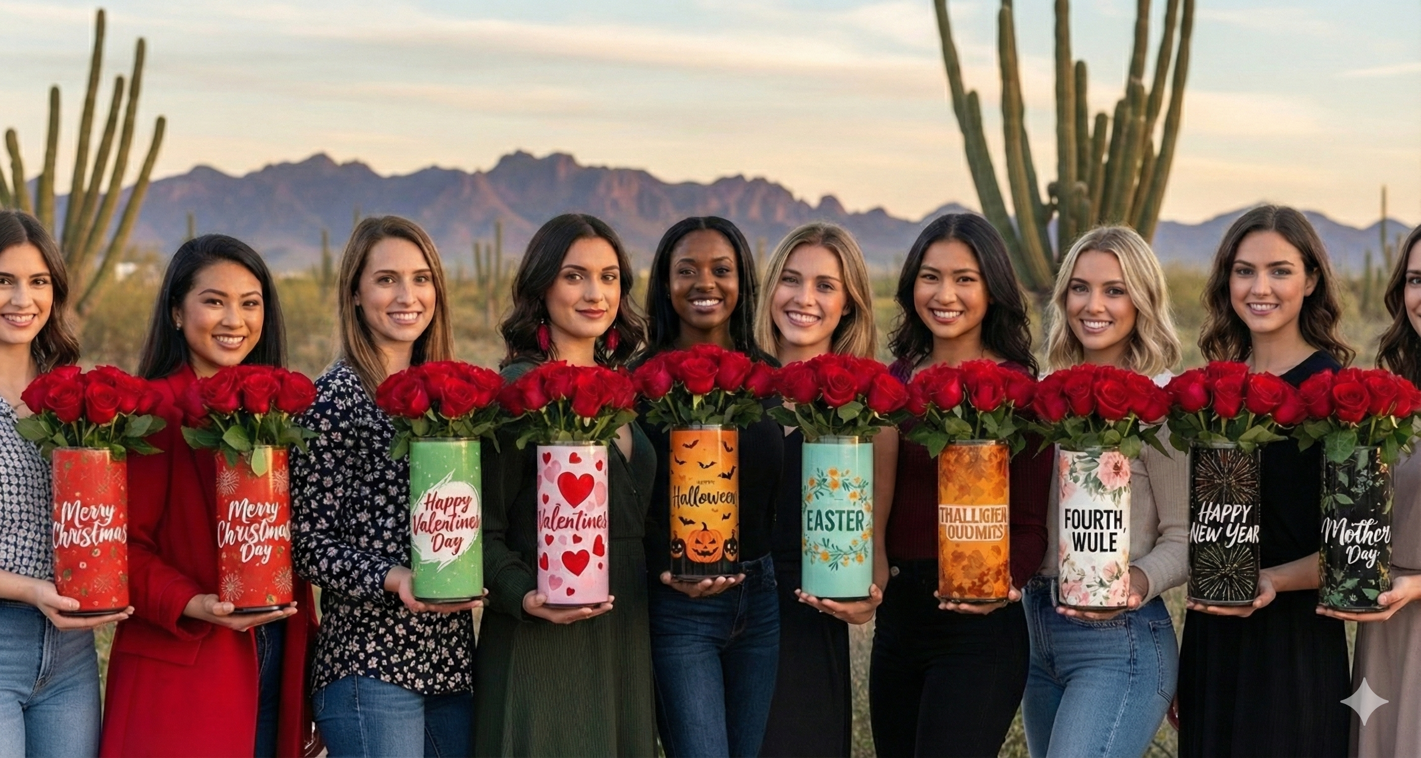 Beautiful rose bouquet arrangement